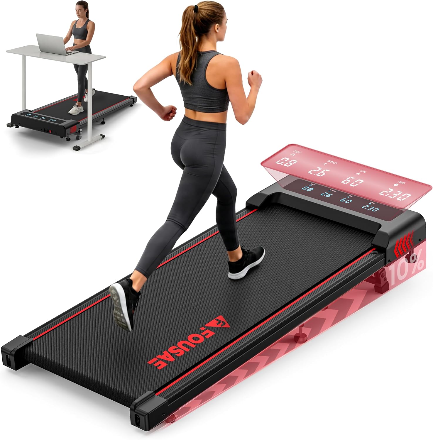 FOUSAE Incline Desk Walking Pad