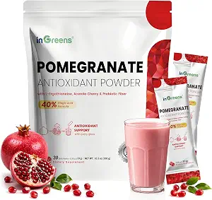inGreens Pomegranate Powder Antioxidant Stick Packs (30-Pack)