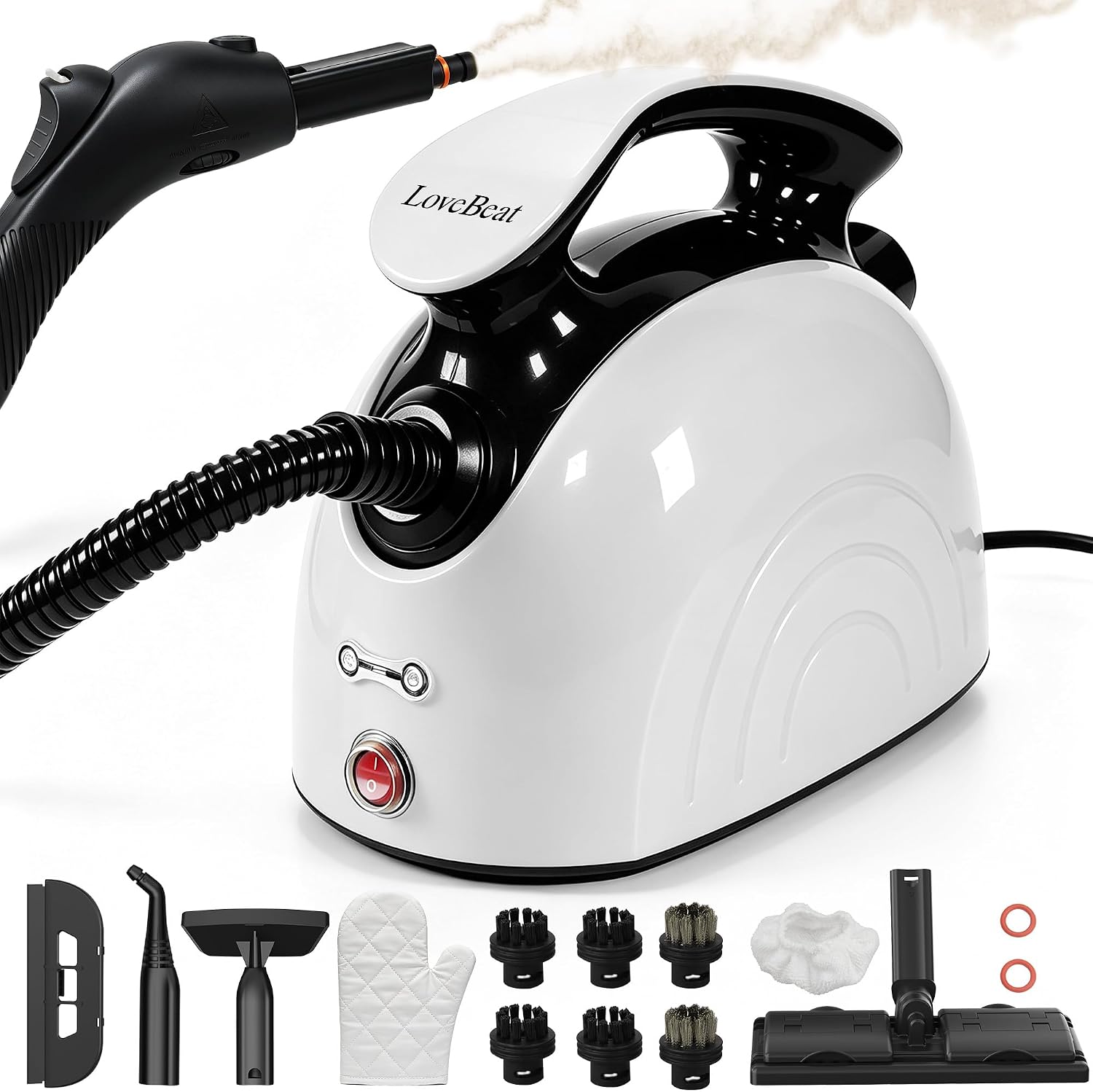 LoveBeat 300°F High-Pressure Steam Cleaner for Grout & Tile