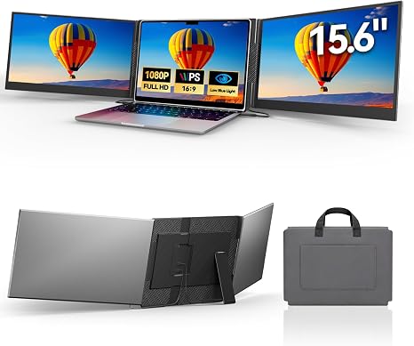 15.6″ Dual Laptop Screen Extender Portable Monitor