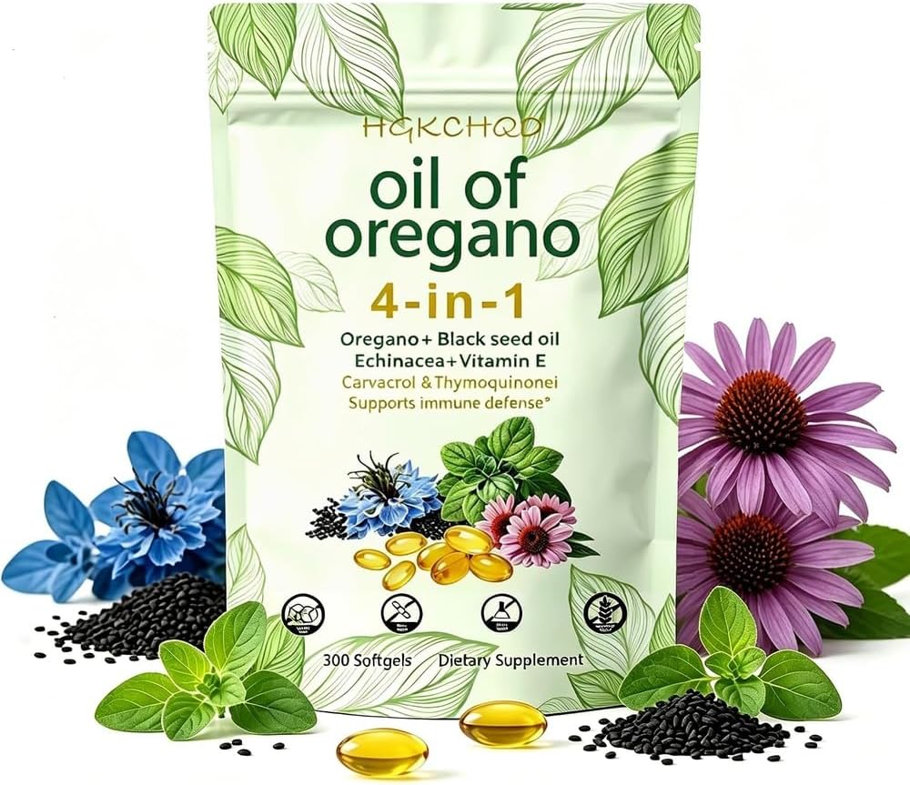 Oil of Oregano 4-in-1 Complex Softgels (300 Capsules)