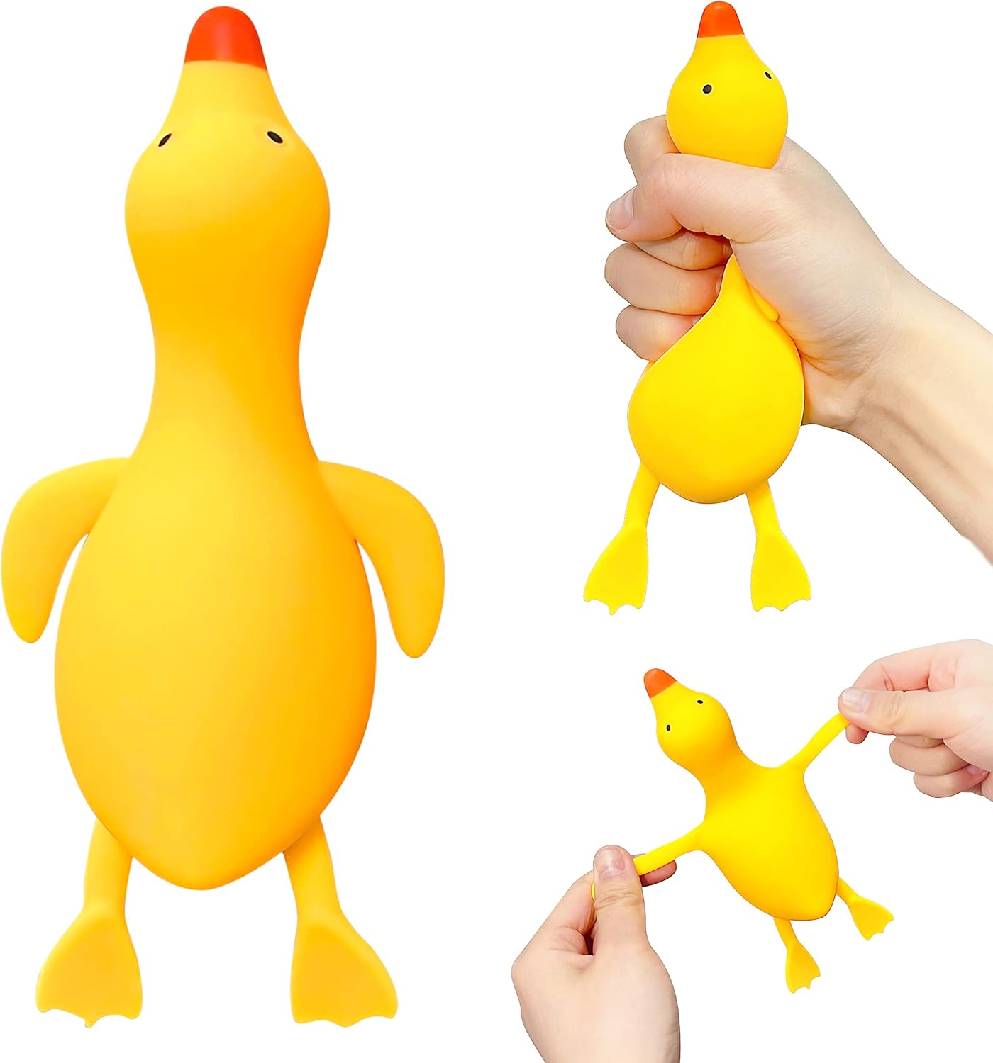 Miniature Duck Dough Ball Squishy Stress Toy