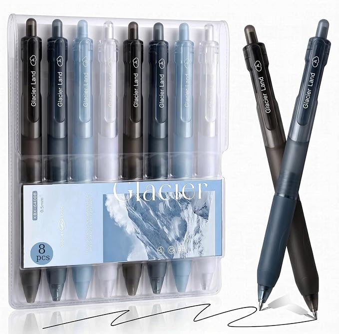 Quick-Dry Retractable Fine Gel Pens
