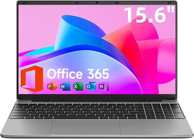 15.6″ HD Windows 11 Laptop with Office 365 (4GB RAM / 128GB Expandable Storage)