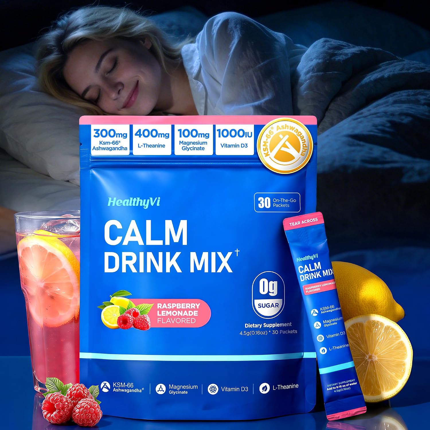Calm Magnesium Glycinate Sleep & Relaxation Powder