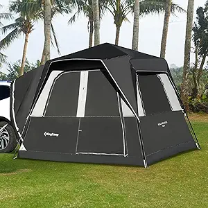 KingCamp 6–8 Person Instant SUV Tailgate Tent with Projection Screen