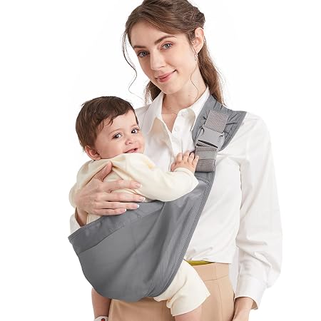 Baby Sling Carrier (100% Pure Cotton) – Ergonomic & Breathable