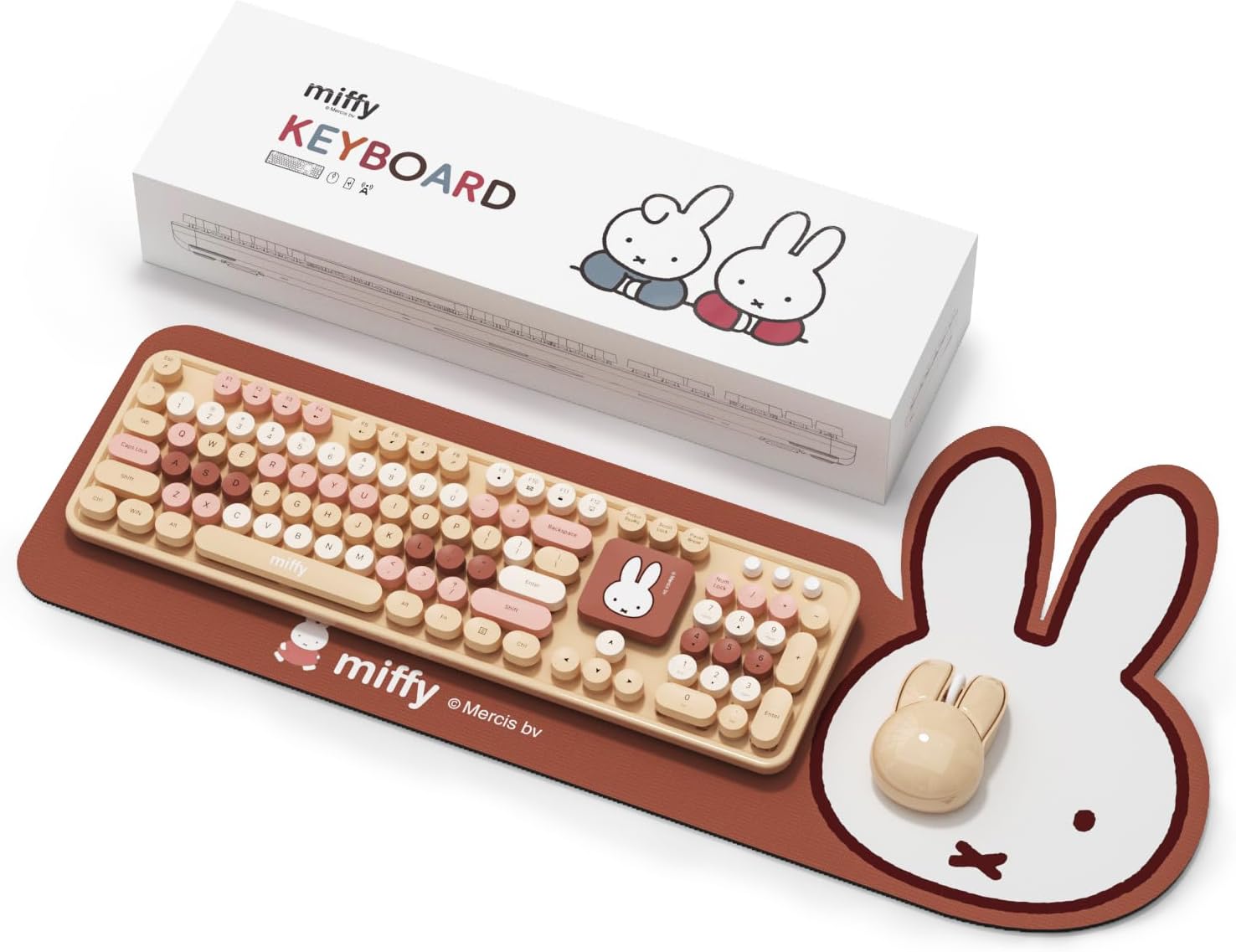 Miffy Wireless Keyboard Mouse Combo