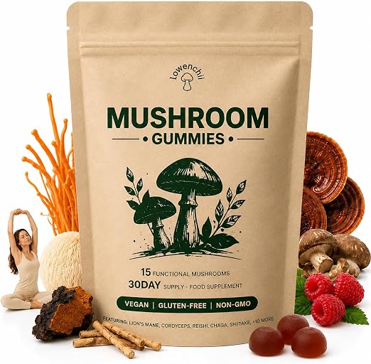 15-in-1 Mushroom & Ashwagandha Gummies