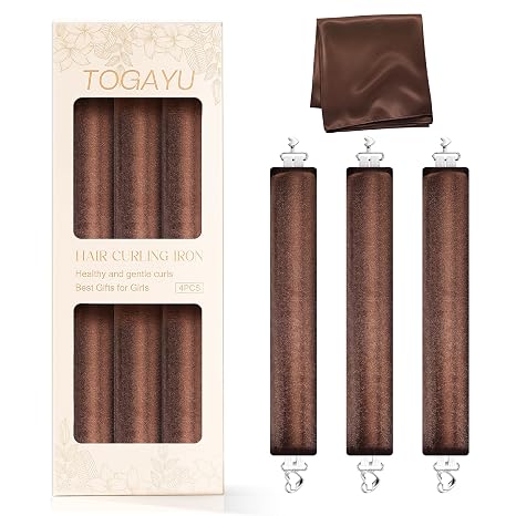 Heatless Velvet Overnight Hair Curlers