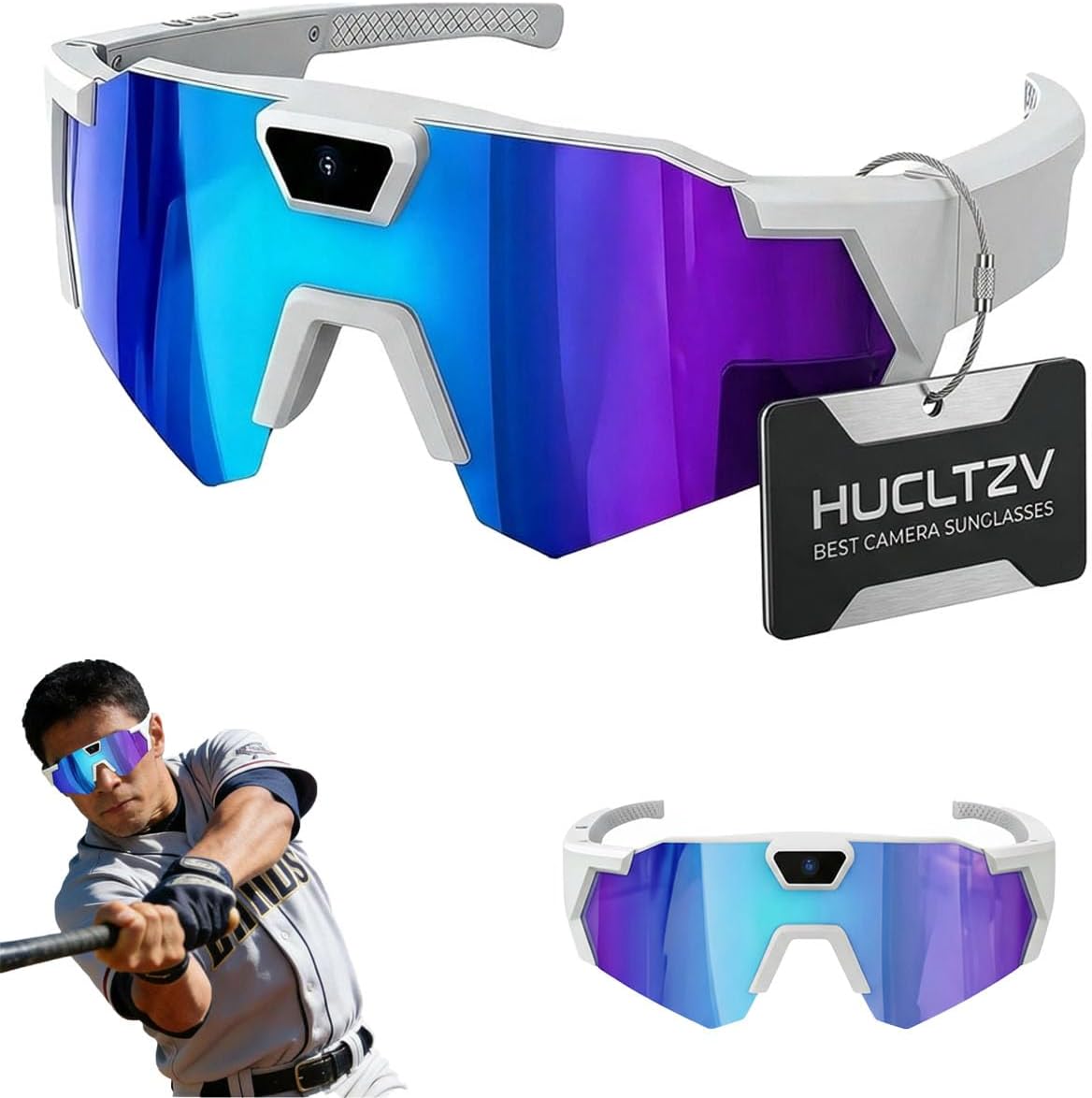 4K Action Camera Sports Sunglasses