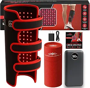 LuminousRLT Red Light Therapy Wrap for Arms & Legs (with Power Bank)