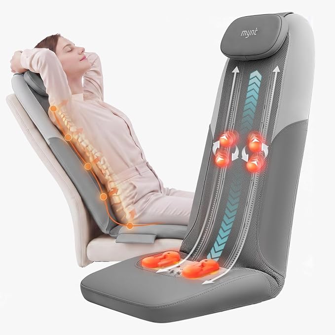 FSA/HSA Approved Shiatsu Back and Hip Massager with Soothing Heat