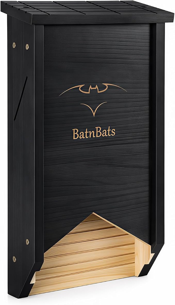BatnBats 1-Chamber Outdoor Black Bat House