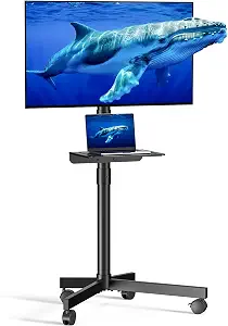 Mobile TV Cart for 23-60 Inch Flat & Curved Screens