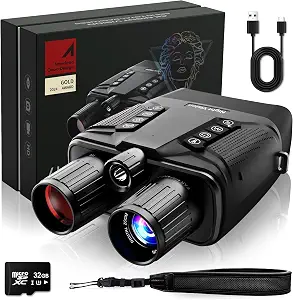 Eagle 4K Night Vision Binoculars for Adults (Black)