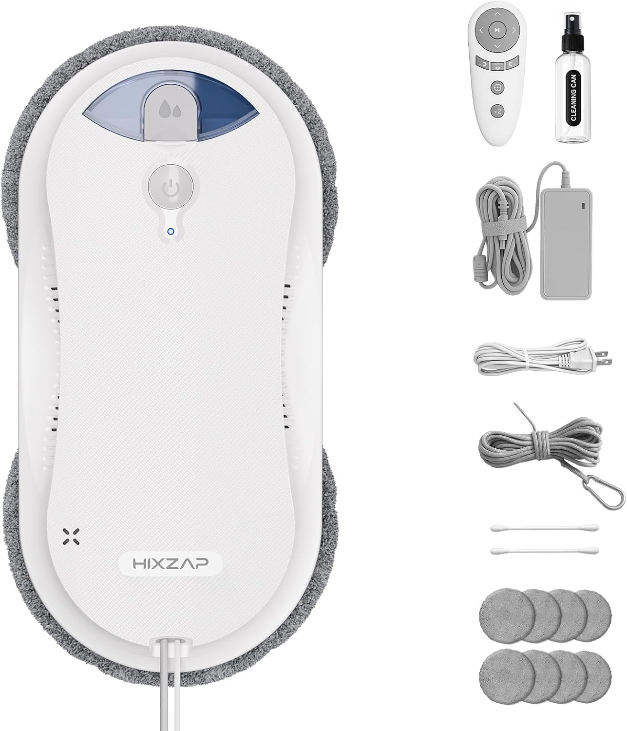 X6 High Window Cleaning Robot for Inside & Outside Glass (6400Pa Suction)