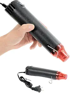 300W Handheld Mini Heat Gun for Crafting & DIY Projects (Black)