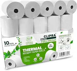 3 1/8″ x 230′ Thermal Receipt Paper