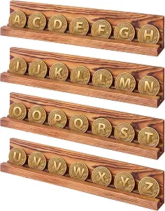 4Pcs Wall-Mounted Military Challenge Coin Display Holders