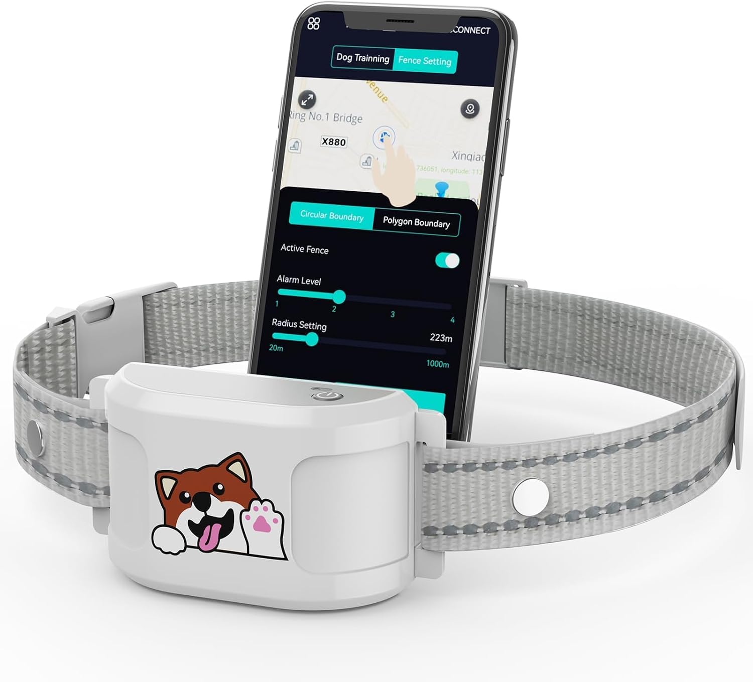 Wireless GPS Dog Fence & Training Collar System (No Subscription)