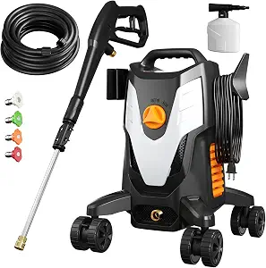 Electric Pressure Washer 4500 PSI 2.8 GPM with Anti-Tipping Technology