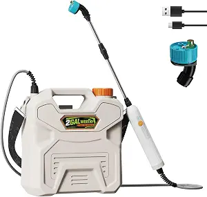 2 Gal Battery-Powered Electric Pump Garden Sprayer