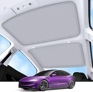 2026 Upgrade Sunshade Roof For Tesla Model 3 Accessories 2026-2022