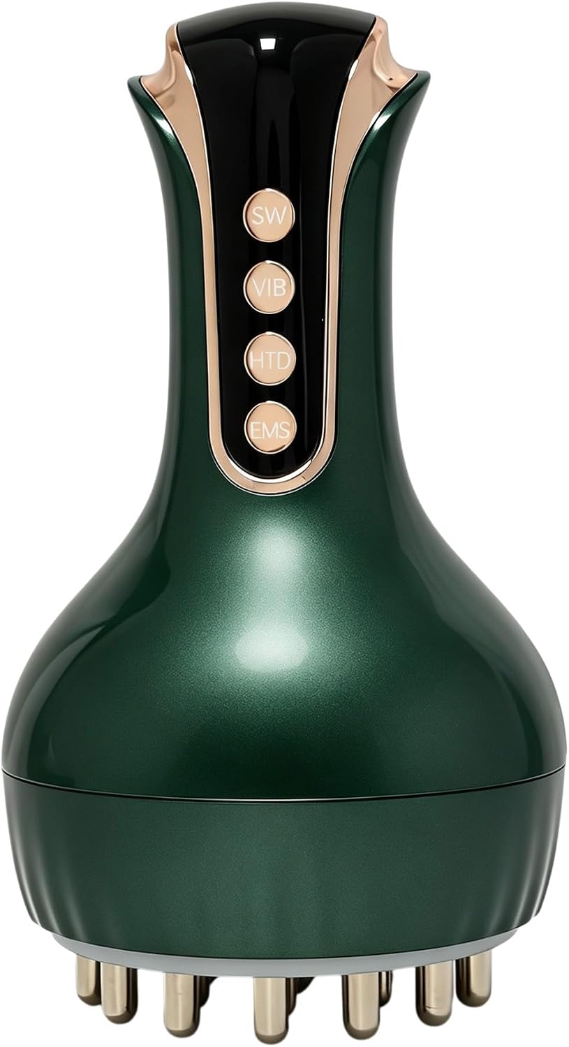 Lymphatic Drainage & Anti-Cellulite Massager Tool (Olive)