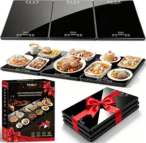 Electric 3-in-1 Party Buffet Warming Tray
