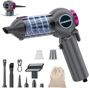 Brushless Handheld Car Vacuum with Emergency Safety Tools (25000Pa)
