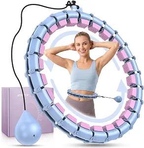 Silent 24-Knot Weighted Infinity Hoop