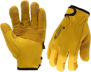 Schwer Pro Max ANSI A9 Leather Gloves