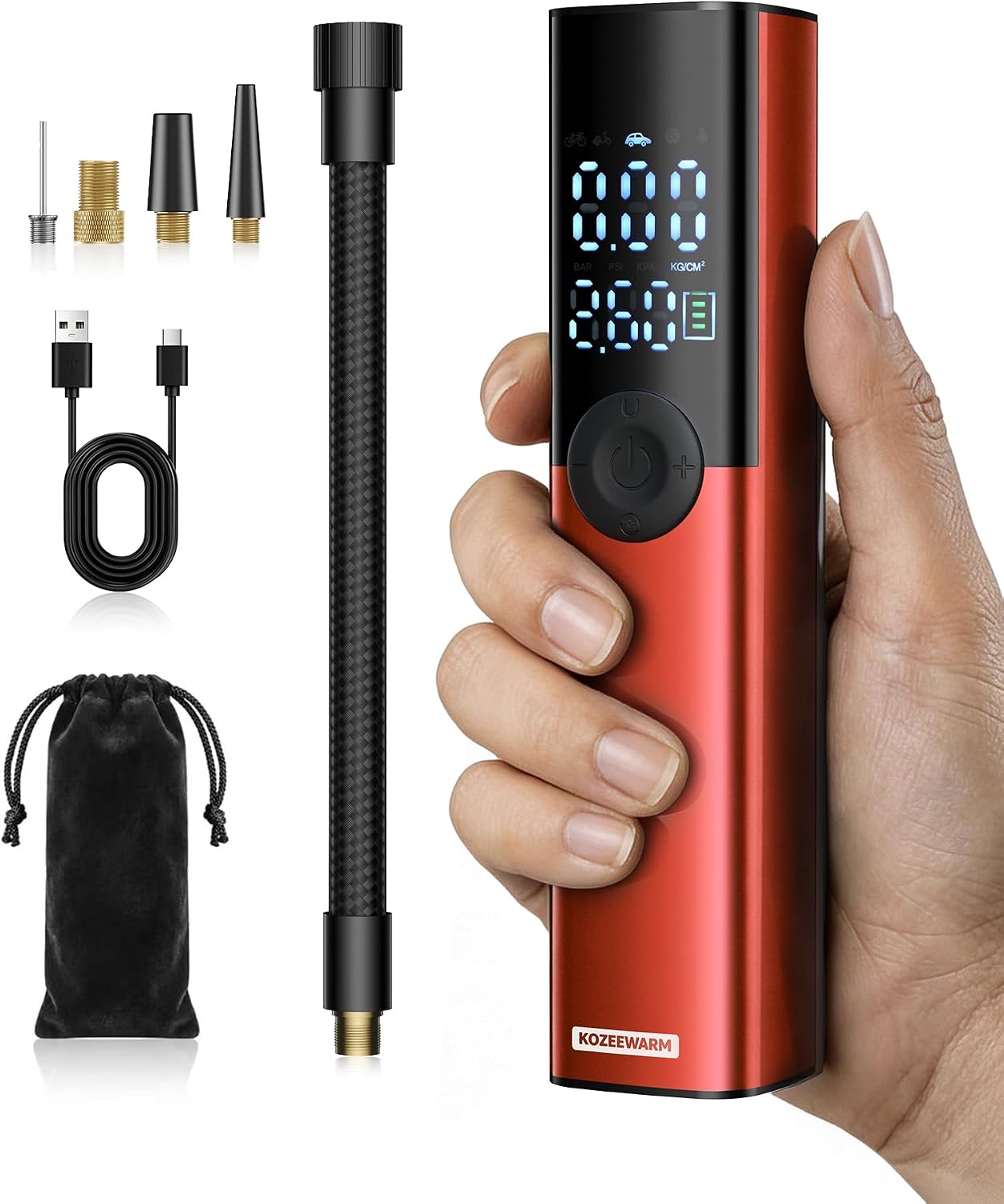 Portable Electric Tire Inflator & Air Compressor