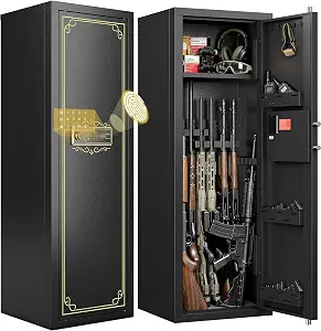 Karini 8.3 Cu Ft Biometric Security Cabinet Safe for Long Items