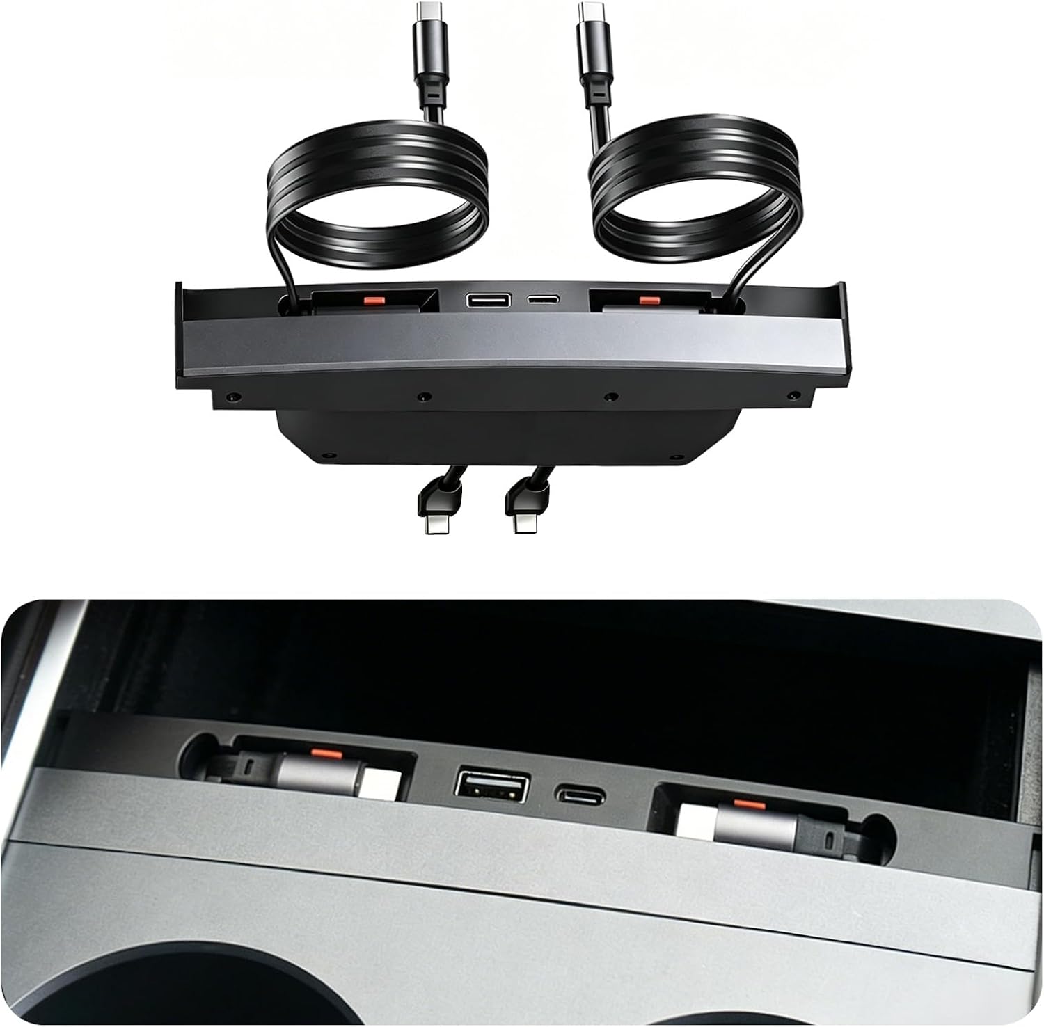 Tesla Model Y/3 Retractable Charging Hub