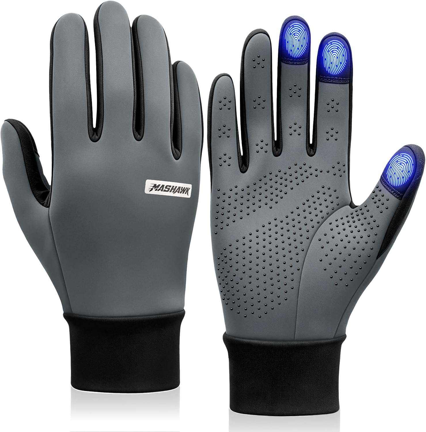 Warm Winter Touchscreen Running & Outdoor Gloves for Men & Women (32–50°F)