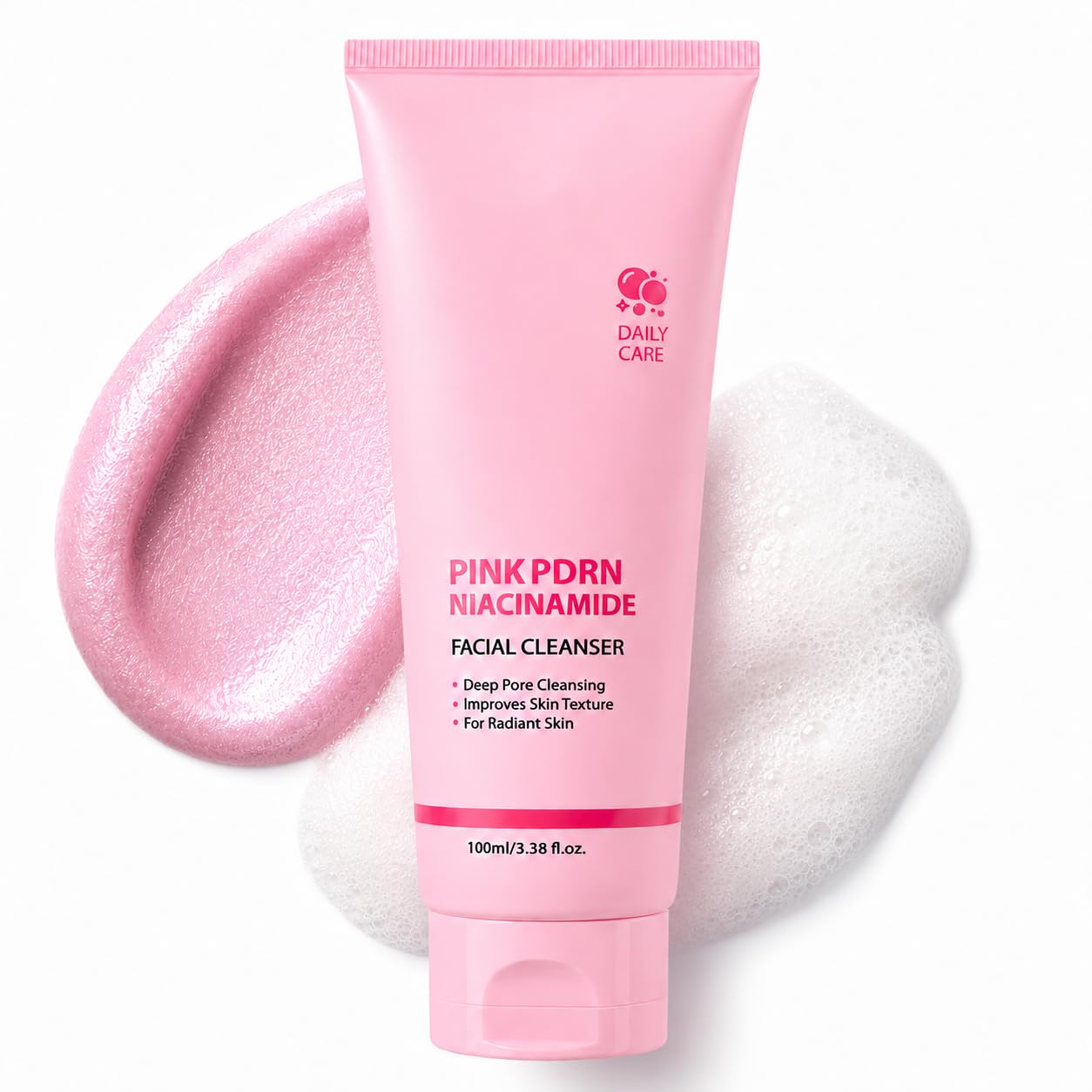 Pink PDRN Niacinamide Whip Facial Cleanser (3.38 Fl Oz)