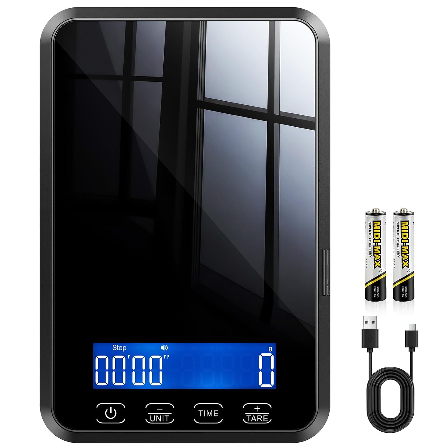 High-Capacity 33 lb Digital Kitchen & Food Scale for Baking