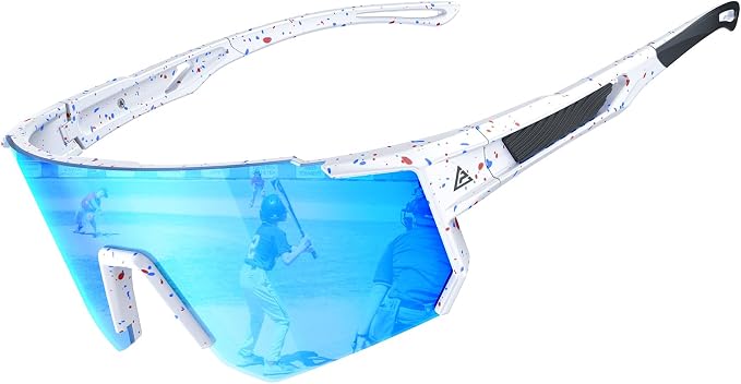 Youth UV400 Impact-Resistant Baseball & Softball Sports Sunglasses (Ages 6–16)