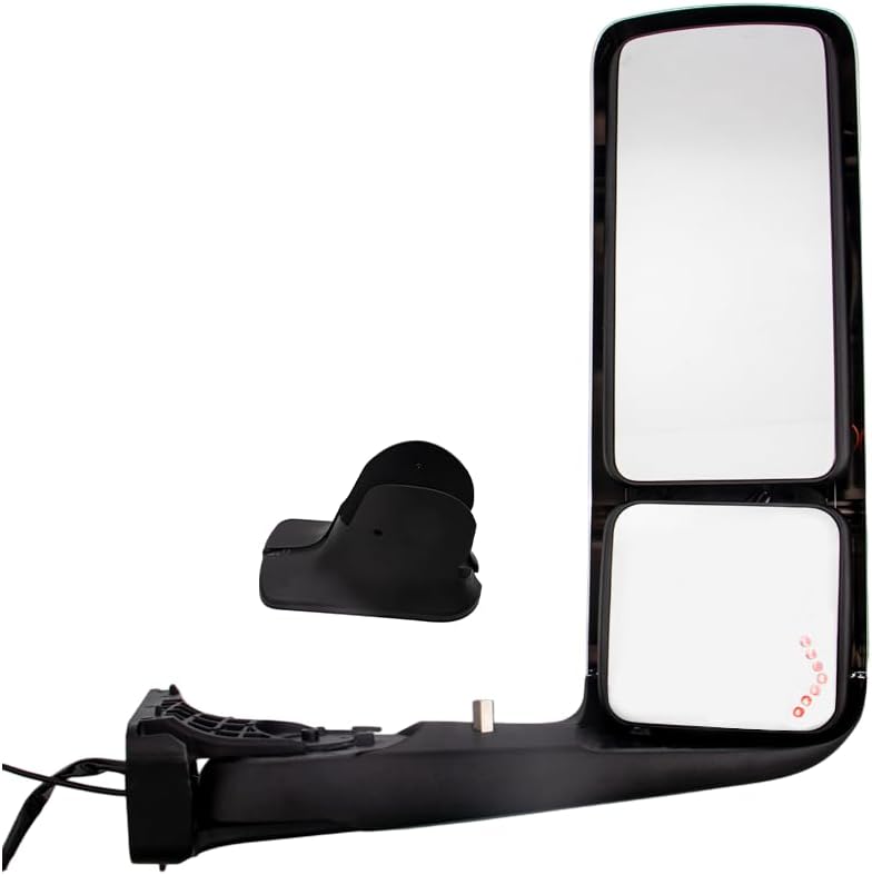 Chrome Power Heated Passenger Side Door Mirror for International LT625 (2017+)