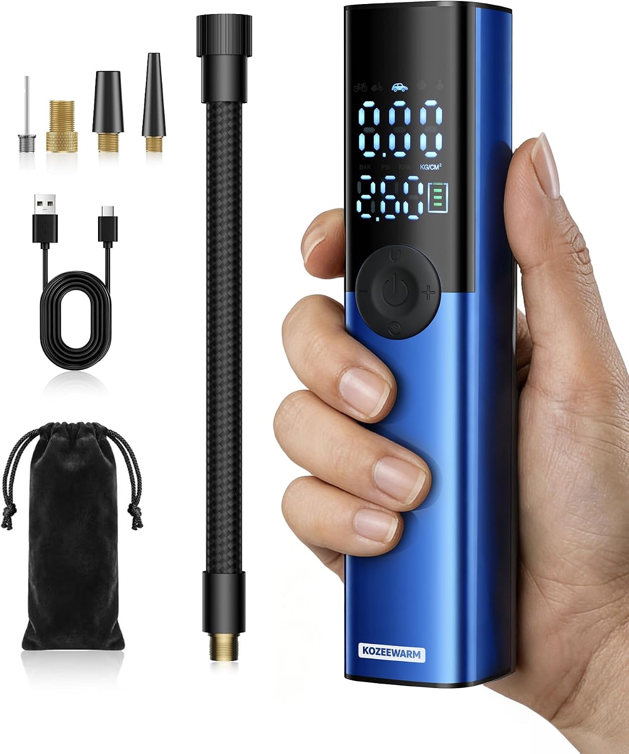 Portable Multi-Vehicle Tire Inflator & Electric Air Compressor