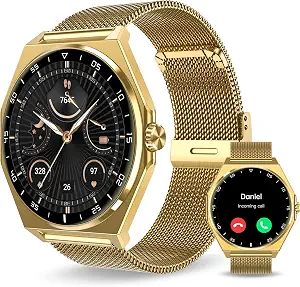 SOUYIE 1.43″ AMOLED Ultra-Thin Smart Watch with Bluetooth Calling