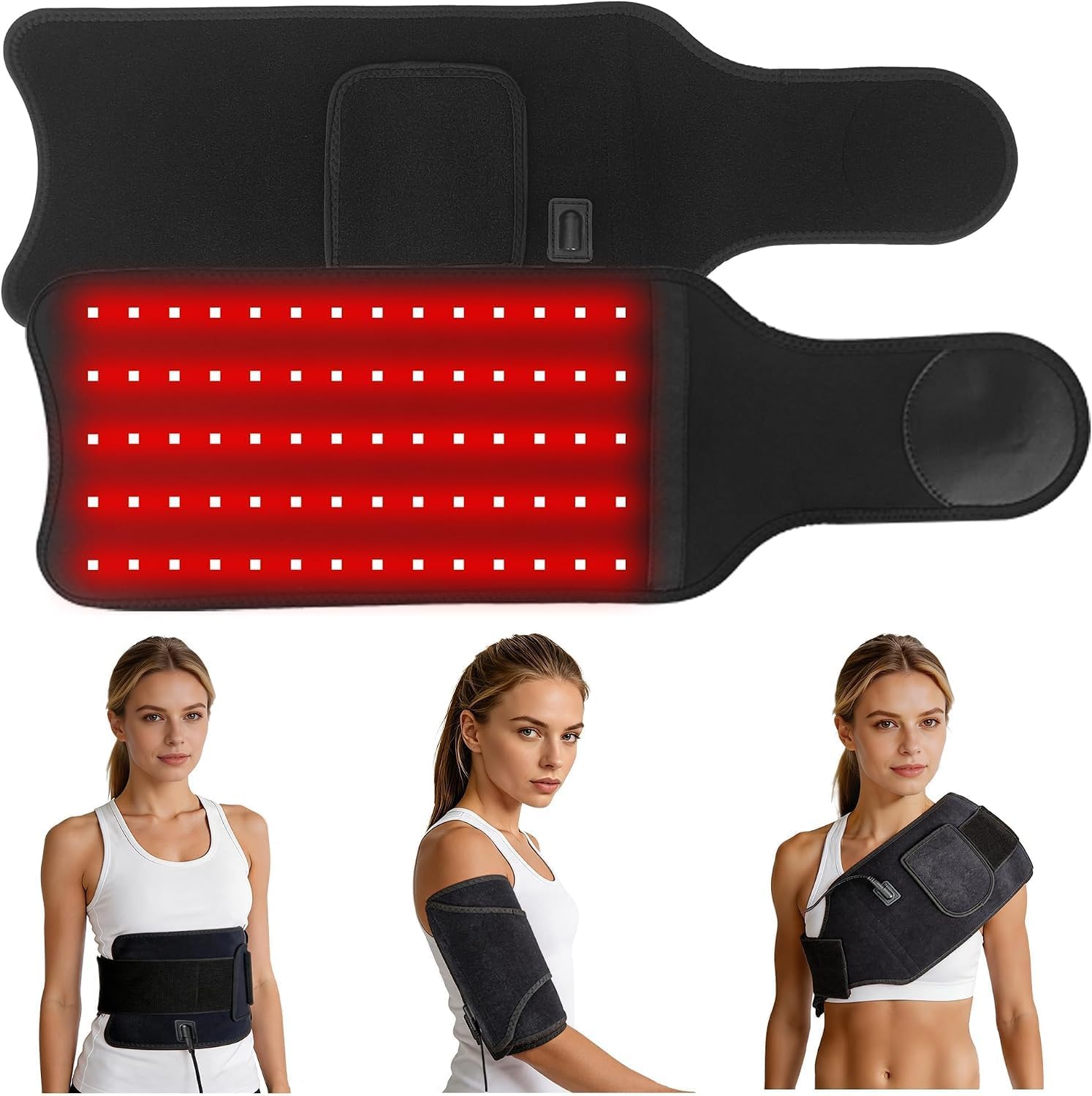 Red Light Therapy Pad & Adjustable Light Wrap (22.1″ x 7.1″)