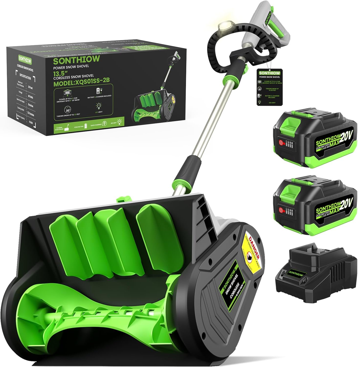 40V Cordless Electric Snow Shovel