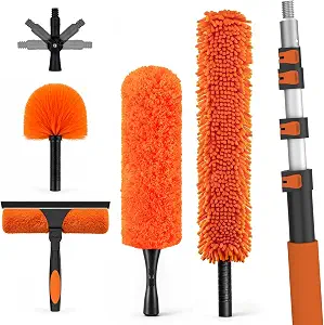 LAANPOLE 26FT High Reach Duster & Window Cleaning Kit