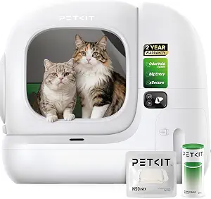 PETKIT Purobot Max 3 Self-Cleaning Cat Litter Box (Odor-Free & Leak-Control)