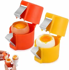 2-Piece Stainless Steel Egg Shell Opener & Separator Set