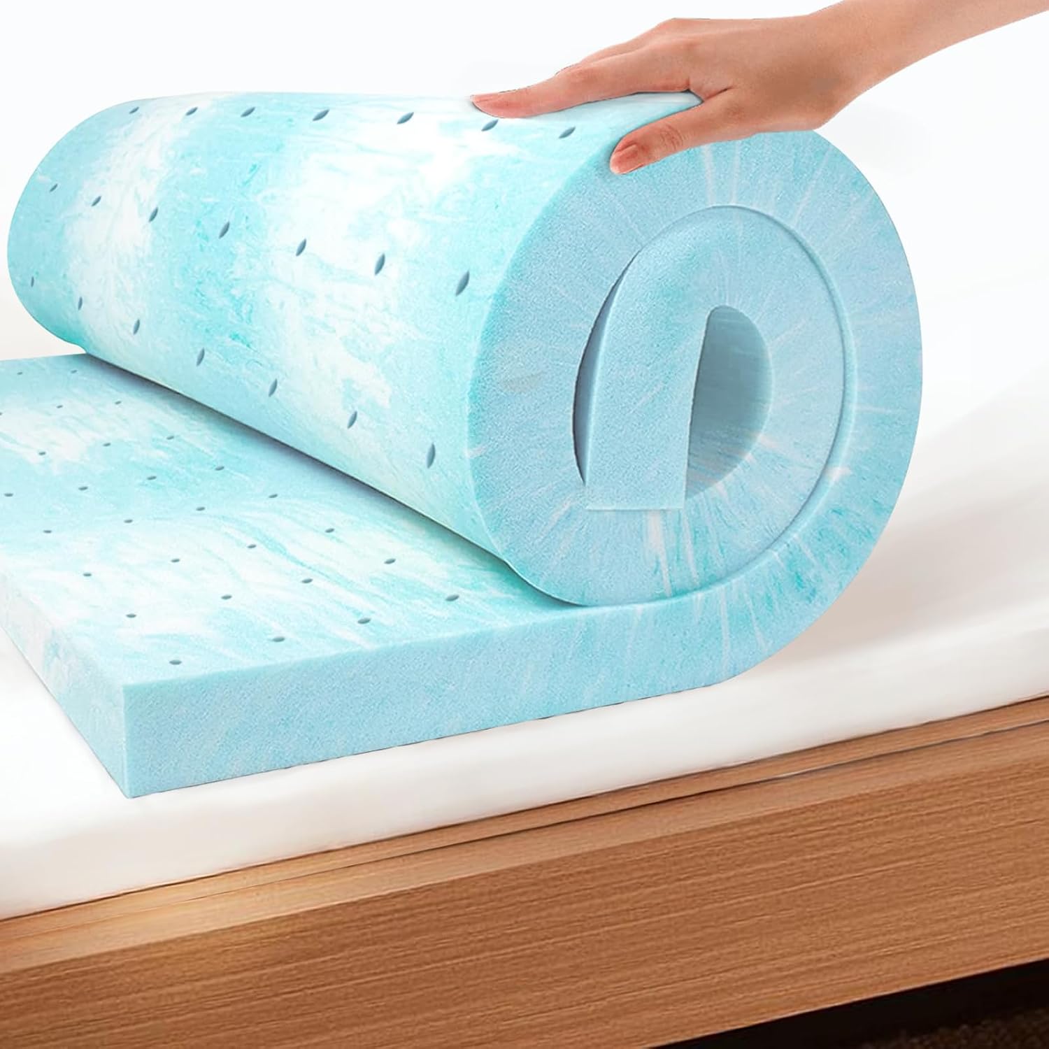 EGO 4-Inch Twin Gel Memory Foam Mattress Topper