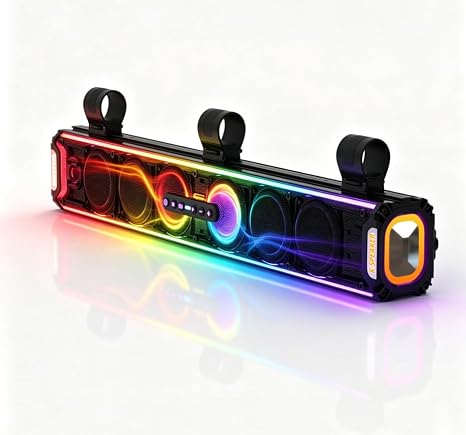 34-Inch Universal UTV / ATV / Golf Cart Bluetooth Soundbar